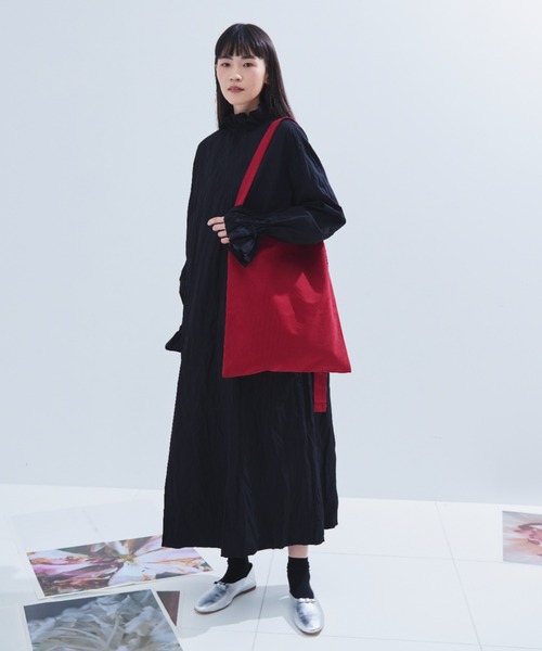 Libra Cue（リブラ キュー）の「【A4サイズ収納可】ワンショルダーキャンバストート（ショルダーバッグ・レディース・レッド/ネイビー/アイボリー・FREE）」の20枚目の写真