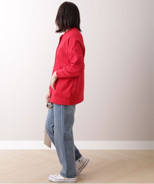 BELLUNA PLUS（ベルーナ）の「ボタンデザインクルーネックカーディガン（カーディガン/ボレロ・レディース・イエロー/レッド/ブラック/グリーン・MEDIUM/LARGE/X-LARGE）」の12枚目の写真