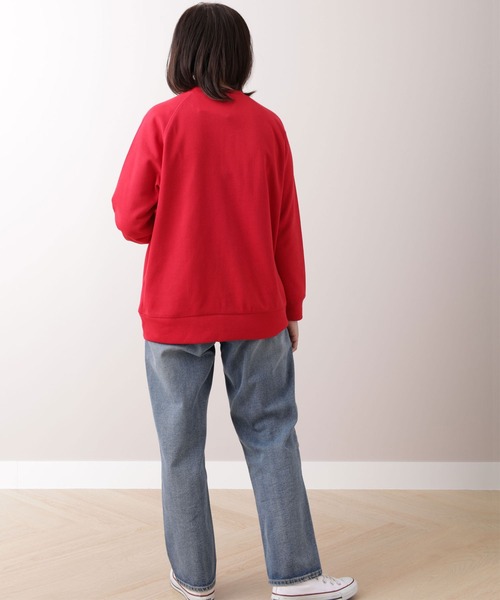 BELLUNA PLUS（ベルーナ）の「ボタンデザインクルーネックカーディガン（カーディガン/ボレロ・レディース・イエロー/レッド/ブラック/グリーン・MEDIUM/LARGE/X-LARGE）」の6枚目の写真