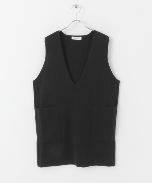 URBAN RESEARCH Sonny Label(アーバンリサーチサニーレーベル)の「ハーフミラノニットベスト(ベスト・レディース・グレー/ブラック/ライトベージュ・FREE)」の20枚目の写真