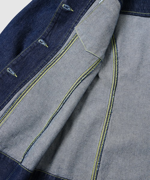 GANNI(ガニー)の「Rinse Denim Fitted Blazer(デニムジャケット・レディース・ブルー系その他・38/36)」の4枚目の写真