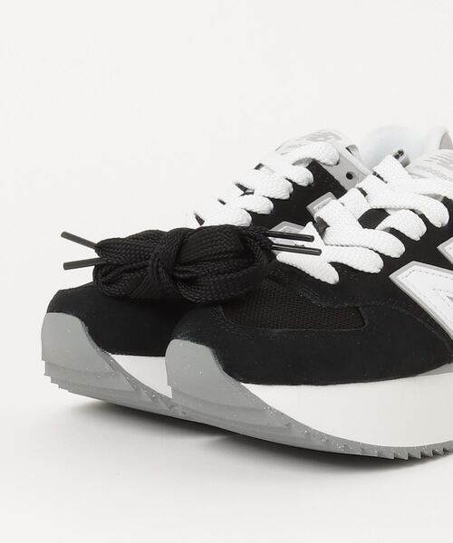 NEW BALANCE(ニューバランス)の「574+(スニーカー・レディース・ブラック/ライトグレー/グレー・24.5cm/23.5cm/23.0cm/22.5cm/22.0cm/24.0cm/25.0cm)」の11枚目の写真