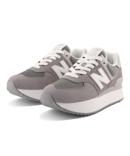 NEW BALANCE(ニューバランス)の「574+(スニーカー・レディース・ブラック/ライトグレー/グレー・24.5cm/23.5cm/23.0cm/22.5cm/22.0cm/24.0cm/25.0cm)」の5枚目の写真