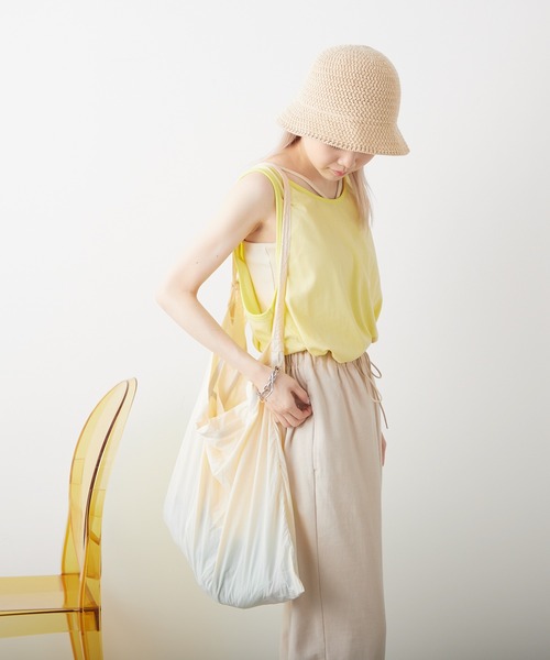 WHIMSIC（ウィムジック）の「【UNISEX】ナイロンビッグスリングバッグ（ショルダーバッグ・メンズ・ブラック/ブルー/ホワイト/グリーン/ネイビー・FREE）」の14枚目の写真