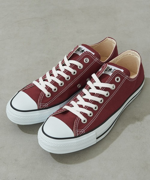 CIAOPANIC TYPY（チャオパニックティピー）の「【CONVERSE/コンバース】CANVAS ALL STAR OX（スニーカー・メンズ・ボルドー/ブルー/ブラック/チャコールグレー・27.5cm/26.5cm）」の8枚目の写真