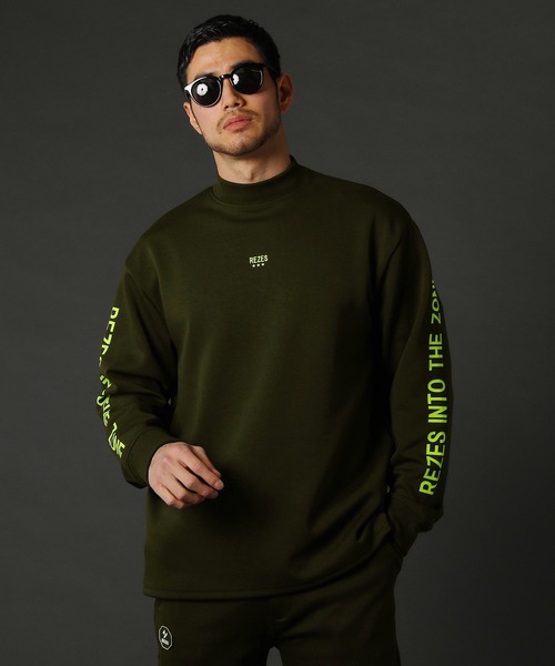 REZES(レジェス)の「ストレッチポンチハイネックプルオーバー ゴルフ(Tシャツ/カットソー・メンズ・ブラック/カーキ/グレー・XL/L/M)」の3枚目の写真