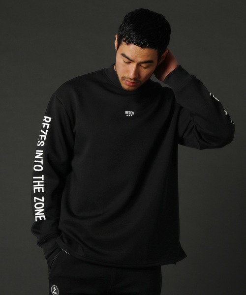 REZES(レジェス)の「ストレッチポンチハイネックプルオーバー ゴルフ(Tシャツ/カットソー・メンズ・ブラック/カーキ/グレー・XL/L/M)」の2枚目の写真