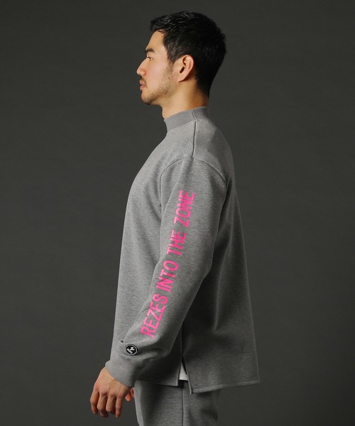 REZES(レジェス)の「ストレッチポンチハイネックプルオーバー ゴルフ(Tシャツ/カットソー・メンズ・ブラック/カーキ/グレー・XL/L/M)」の4枚目の写真