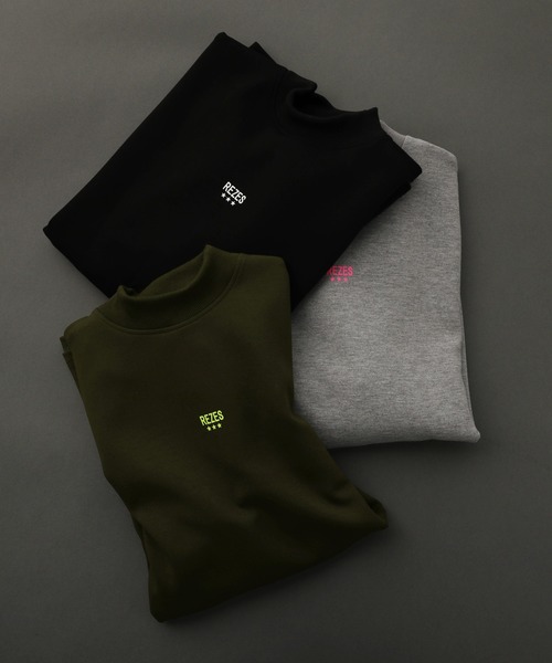REZES(レジェス)の「ストレッチポンチハイネックプルオーバー ゴルフ(Tシャツ/カットソー・メンズ・ブラック/カーキ/グレー・XL/L/M)」の7枚目の写真