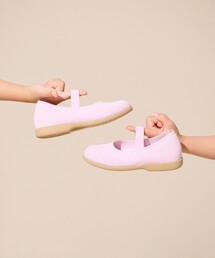 “撥水&洗えるニットシューズ” KIDS ストラップ シューズ