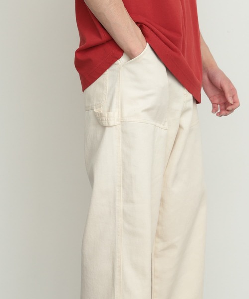 SENSE OF PLACE by URBAN RESEARCH（センスオブプレイスバイアーバンリサーチ）の「『セットアップ対応』ヴィンテージライクペインターパンツ（その他パンツ・メンズ・カーキ/アイボリー/ブラック・LARGE/MEDIUM）」の9枚目の写真