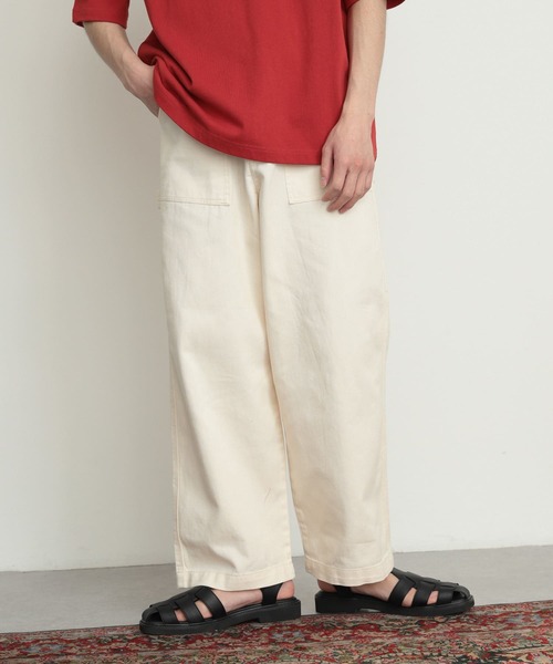SENSE OF PLACE by URBAN RESEARCH（センスオブプレイスバイアーバンリサーチ）の「『セットアップ対応』ヴィンテージライクペインターパンツ（その他パンツ・メンズ・カーキ/アイボリー/ブラック・LARGE/MEDIUM）」の10枚目の写真
