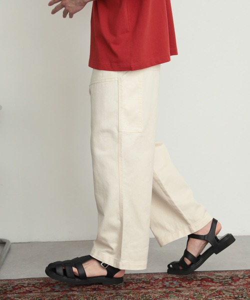 SENSE OF PLACE by URBAN RESEARCH（センスオブプレイスバイアーバンリサーチ）の「『セットアップ対応』ヴィンテージライクペインターパンツ（その他パンツ・メンズ・カーキ/アイボリー/ブラック・LARGE/MEDIUM）」の11枚目の写真