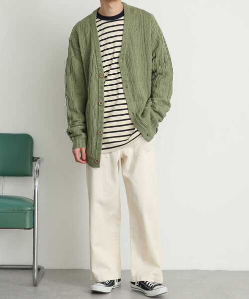 SENSE OF PLACE by URBAN RESEARCH（センスオブプレイスバイアーバンリサーチ）の「『セットアップ対応』ヴィンテージライクペインターパンツ（その他パンツ・メンズ・カーキ/アイボリー/ブラック・LARGE/MEDIUM）」の16枚目の写真