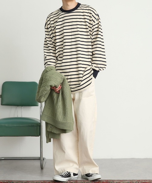 SENSE OF PLACE by URBAN RESEARCH（センスオブプレイスバイアーバンリサーチ）の「『セットアップ対応』ヴィンテージライクペインターパンツ（その他パンツ・メンズ・カーキ/アイボリー/ブラック・LARGE/MEDIUM）」の17枚目の写真