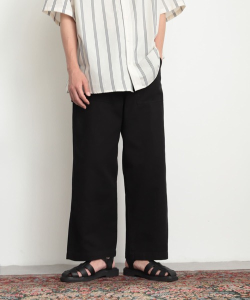 SENSE OF PLACE by URBAN RESEARCH（センスオブプレイスバイアーバンリサーチ）の「『セットアップ対応』ヴィンテージライクペインターパンツ（その他パンツ・メンズ・カーキ/アイボリー/ブラック・LARGE/MEDIUM）」の21枚目の写真