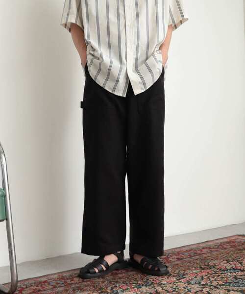 SENSE OF PLACE by URBAN RESEARCH（センスオブプレイスバイアーバンリサーチ）の「『セットアップ対応』ヴィンテージライクペインターパンツ（その他パンツ・メンズ・カーキ/アイボリー/ブラック・LARGE/MEDIUM）」の22枚目の写真