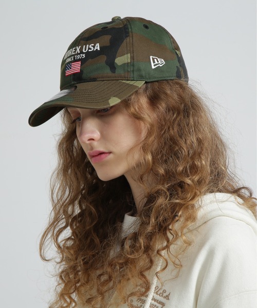 NEW ERA(ニューエラ)の「直営店限定/×ニューエラ ポロキャップ USA国旗/ AVIREX×NEW ERA 9TWENTY POLO CAP(キャップ・レディース・グリーン/その他4/ベージュ/ネイビー/キナリ/ブラック系その他/カモフラージュ/ブラウン/チャコールグレー・F)」の8枚目の写真