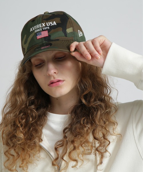 NEW ERA(ニューエラ)の「直営店限定/×ニューエラ ポロキャップ USA国旗/ AVIREX×NEW ERA 9TWENTY POLO CAP(キャップ・レディース・グリーン/その他4/ベージュ/ネイビー/キナリ/ブラック系その他/カモフラージュ/ブラウン/チャコールグレー・F)」の20枚目の写真