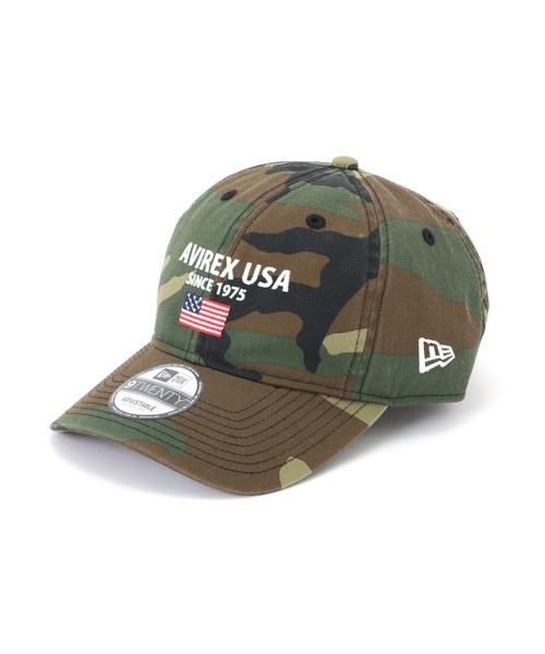 直営店限定/×ニューエラ ポロキャップ USA国旗/ AVIREX×NEW ERA