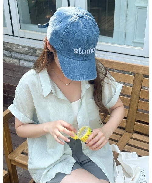 3.3 Field Trip (3.3フィールドトリップ)の「新色追加【UNISEX】3.3 Field Trip/ピグメントCAP(キャップ・レディース・チャコール/ブルー/グリーン・FREE)」の3枚目の写真