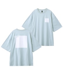 SQUARE LOGO PRINT WIDE S/S TEE