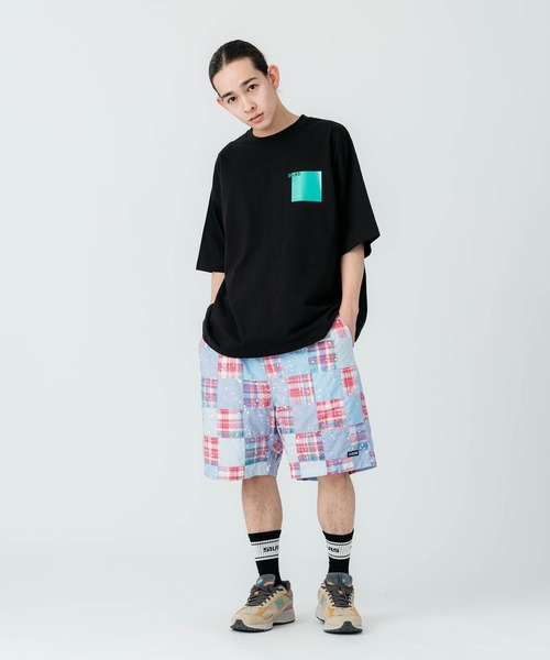 SILAS(サイラス)の「SQUARE LOGO PRINT WIDE S/S TEE(Tシャツ/カットソー・メンズ・ホワイト/ブラック/ライトブルー・M/L/XL)」の22枚目の写真