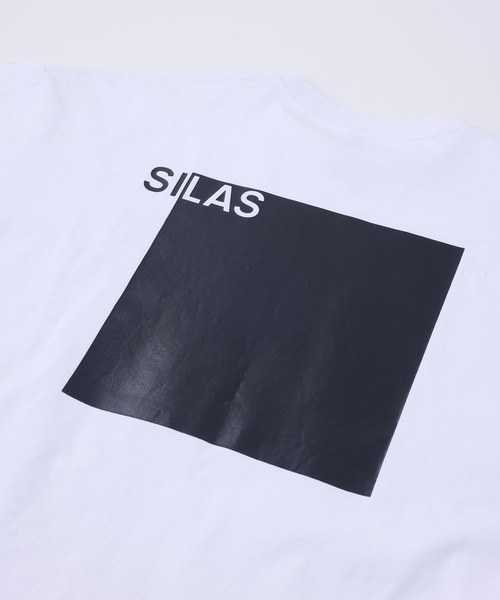 SILAS(サイラス)の「SQUARE LOGO PRINT WIDE S/S TEE(Tシャツ/カットソー・メンズ・ホワイト/ブラック/ライトブルー・M/L/XL)」の10枚目の写真