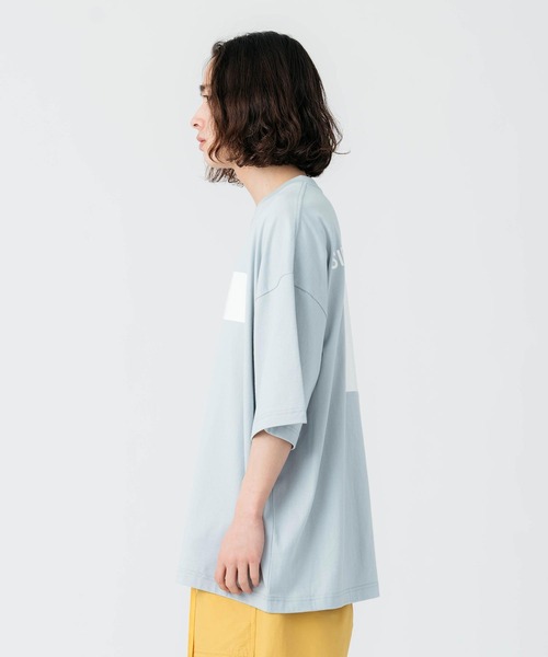 SILAS(サイラス)の「SQUARE LOGO PRINT WIDE S/S TEE(Tシャツ/カットソー・メンズ・ホワイト/ブラック/ライトブルー・M/L/XL)」の12枚目の写真