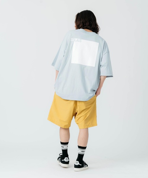 SILAS(サイラス)の「SQUARE LOGO PRINT WIDE S/S TEE(Tシャツ/カットソー・メンズ・ホワイト/ブラック/ライトブルー・M/L/XL)」の15枚目の写真