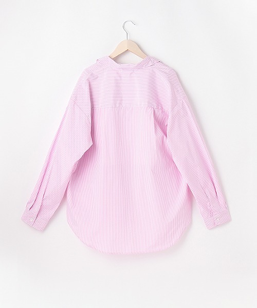 LOVETOXIC（ラブトキシック）の「ストライプシャツインナーset（シャツ/ブラウス・キッズ・グリーン/ブルー/ピンク・M/S/L）」の12枚目の写真