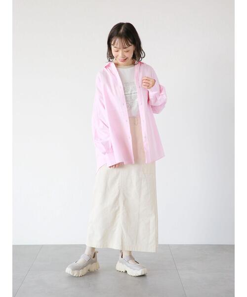 ehka sopo(エヘカソポ)の「ロゴラグランT(Tシャツ/カットソー・レディース・ブラック/グリーン/ベージュ・フリ-)」の20枚目の写真