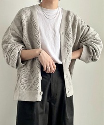 y/m by れぽすけ | クロシェ編みカーデ(カーディガン/ボレロ)