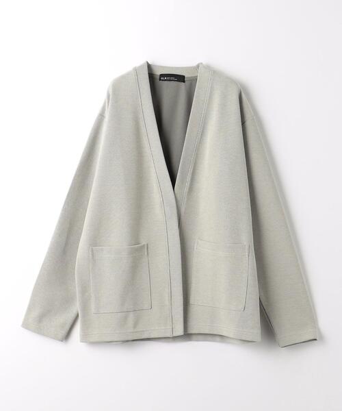 green label relaxing（グリーンレーベルリラクシング）の「カノコダブルフェイス イージー カーディガン（カーディガン/ボレロ・メンズ・ベージュ/ライトブルー/ダークグリーン・M/S/L/XL）」の19枚目の写真