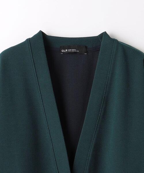 green label relaxing（グリーンレーベルリラクシング）の「カノコダブルフェイス イージー カーディガン（カーディガン/ボレロ・メンズ・ベージュ/ライトブルー/ダークグリーン・M/S/L/XL）」の20枚目の写真