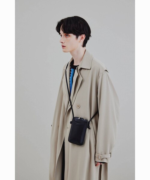 tk.TAKEO KIKUCHI（ティーケータケオキクチ）の「◆縦型ミニショルダーバッグ（ショルダーバッグ・メンズ・ブラック/ブラック系/ベージュ系/ブラック系3/シルバー系/モスグリーン系/ブラック系4/ベージュ系4/ネイビー系4/ブラック系5・00）」の18枚目の写真