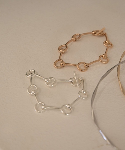 lawgy（ラウジー）の「mantel chain bracelet（ブレスレット・レディース・シルバー/ゴールド・FREE）」の3枚目の写真