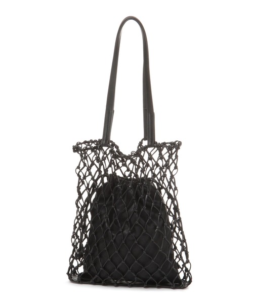 LOWRYS FARM（ローリーズファーム）の「マクラメキンチャクツキトート　176604（トートバッグ・レディース・ベージュ/ブラック/アイボリー/ホワイト系その他・FREE）」の12枚目の写真