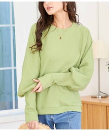 CHILLE（チル）の「マトンスリーブリブトップスカットソー（Tシャツ/カットソー・レディース）」