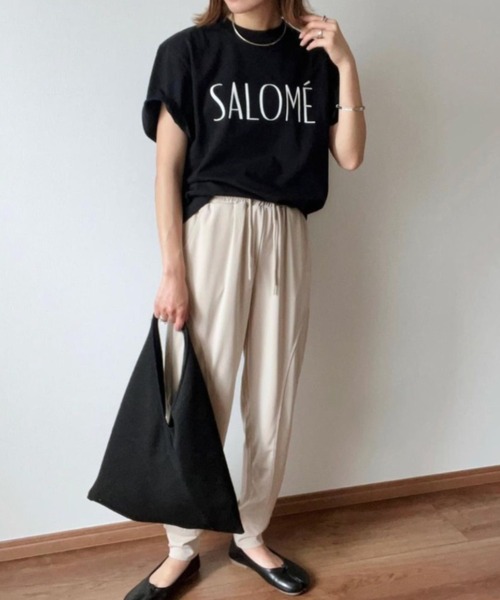 deux amour(ドゥーザムール)の「ジョガーパンツ(その他パンツ・レディース・ブラック/アイボリー/モカ・FREE)」の4枚目の写真