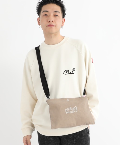 Manhattan Portage（マンハッタンポーテージ）の「Botanical Sullivan Shoulder Bag Canvas（ショルダーバッグ・レディース・ブラック/ベージュ/オリーブ・SMALL）」の22枚目の写真