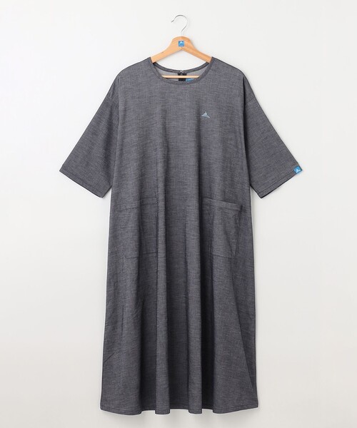 SHARE PARK(シェアパーク)の「【UVカット・撥水・ストレッチ】ストレッチデニムライト ワンピース(ワンピース・レディース・サックスブルー系/ネイビー系・MEDIUM/SMALL)」の21枚目の写真