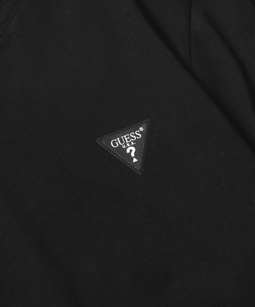 Guess（ゲス）の「GUESS/ゲス MEN S L/SLV TEE SHIRT ロングスリーブＴシャツ ストライプ（Tシャツ/カットソー・メンズ・ホワイト×グリーン/ホワイト×ブラック/ブラック/ホワイト・L/M/XL）」の10枚目の写真