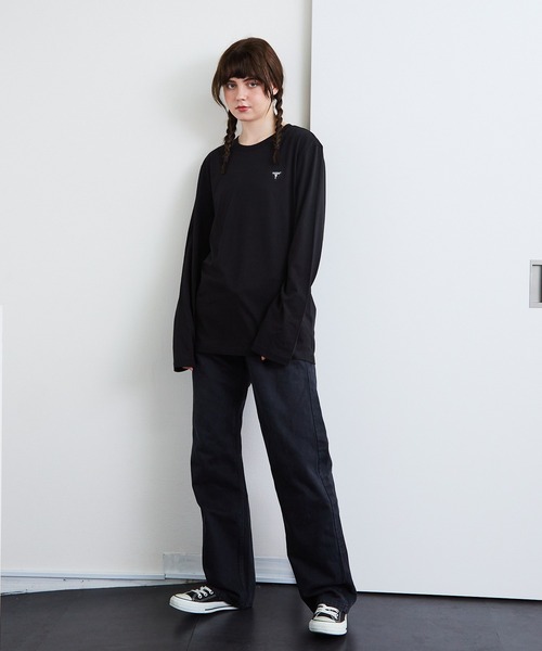 Guess（ゲス）の「GUESS/ゲス MEN S L/SLV TEE SHIRT ロングスリーブＴシャツ ストライプ（Tシャツ/カットソー・メンズ・ホワイト×グリーン/ホワイト×ブラック/ブラック/ホワイト・L/M/XL）」の17枚目の写真