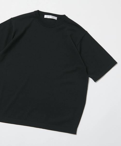 MEN'S MELROSE(メンズメルローズ)の「強撚コットンナイロンニットTシャツ(ニット/セーター・メンズ・ネイビー/ブラック/グレー系その他・3/4)」の20枚目の写真