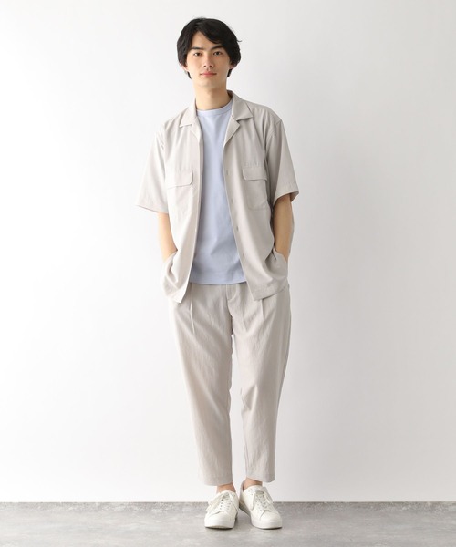 GLOBAL WORK(グローバルワーク)の「爽快DRYタッチシャツ/半袖/163430(シャツ/ブラウス・メンズ・ホワイト系その他2/その他/ライトグレー/グリーン系その他7/ネイビー/ブラウン・SMALL/MEDIUM/X-LARGE/LARGE)」の18枚目の写真