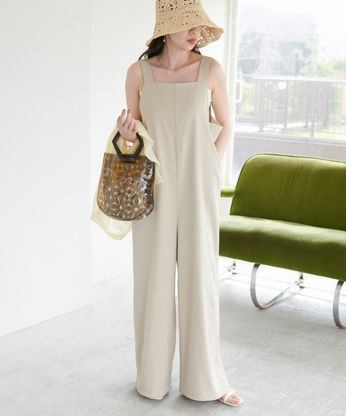 DISCOAT（ディスコート）の「【新色追加/WEB限定】サマーサロペット（サロペット/オーバーオール・レディース・ブラック/アイボリー/グレー/モカ・MEDIUM）」の21枚目の写真