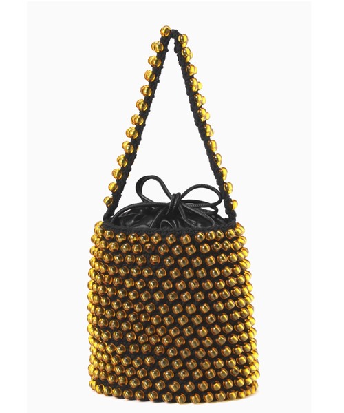 ＆MyuQ（アンドミューク）の「(&MyuQ)ボールビーズ巾着バッグ