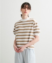 ビッグストライプ パフTシャツ