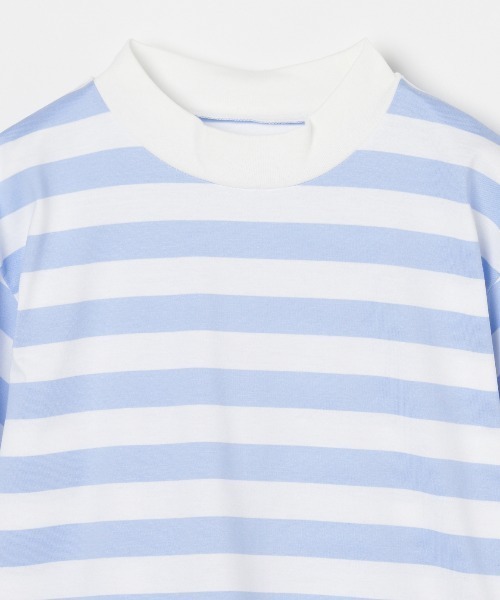 tシャツ ビッグストライプ パフTシャツ レディース ビッグストライプ パフTシャツ（Tシャツ/カットソー）｜three